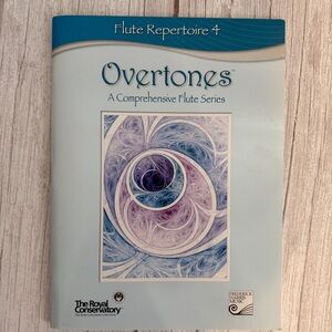 The Royal Conservatory RCM Flute Repertoire 4 OVERTONES Music Book with CD 2010